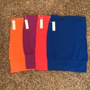 4 Victoria's Secret Tube Tops NWT